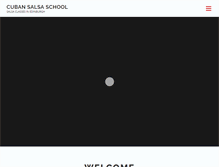 Tablet Screenshot of cubansalsaschool.com